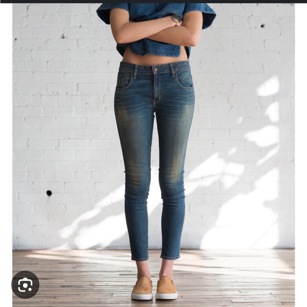 6397 Mini Skinny Dirty Faded Jeans